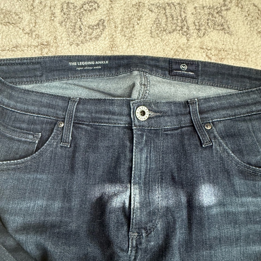 AG Adriano Goldschmied Skinny Jeans - Charcoal